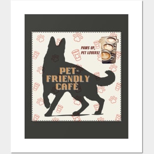 Pet Friendly Cafe Posters and Art